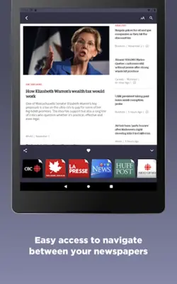 Canadian Newspapers android App screenshot 0