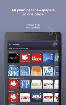 Canadian Newspapers android App screenshot 2